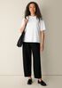 Extra-Fine Ponte Crew Neck Tee