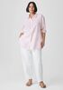 Organic Handkerchief Linen Classic Collar Shirt