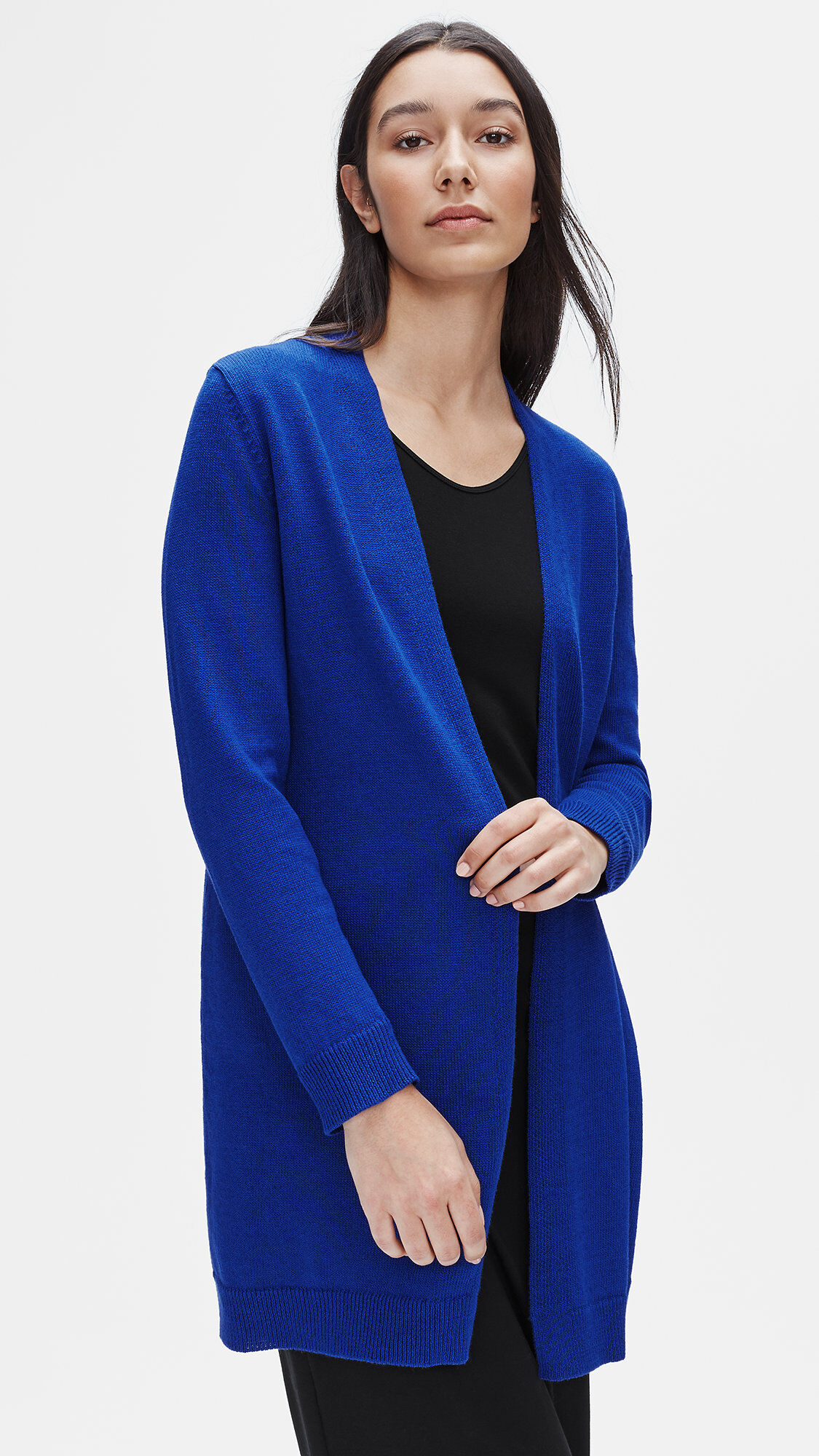 Eileen fisher outlet blue cardigan