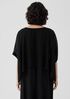 Sheer Silk Georgette Poncho