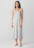 Striped Organic Cotton Jersey Tank Sleep Dress