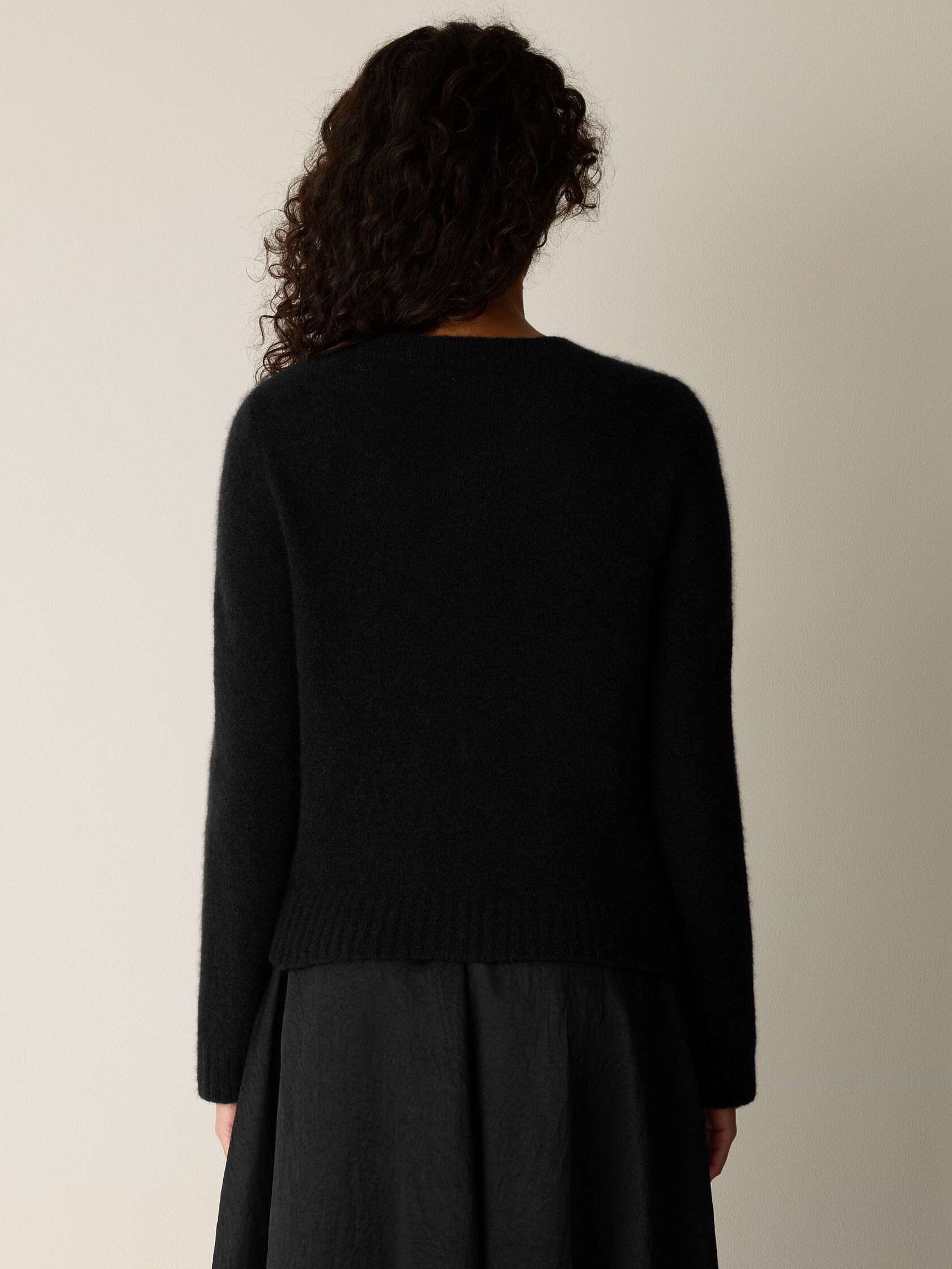 Cashmere Silk Bliss Crew Neck Cardigan
