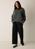 Cotton & Recycled Cashmere Crew Neck Cardigan