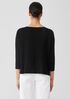 Organic Cotton Slub V-Neck Top