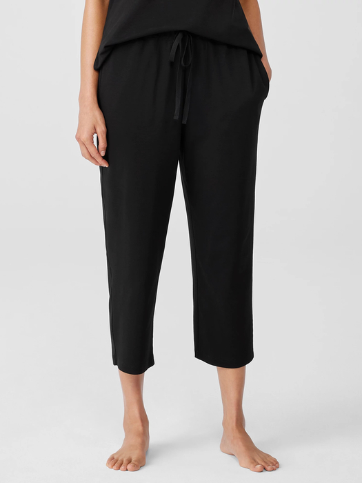 Cozy Organic Cotton Interlock Slouchy Pant