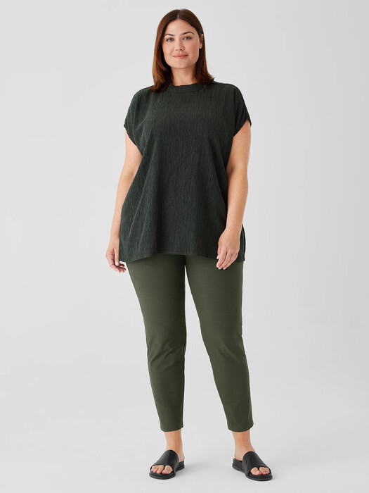 Washable Stretch Crepe Slim Pant