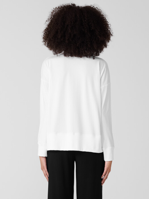 Pima Cotton Stretch Jersey Box-Top