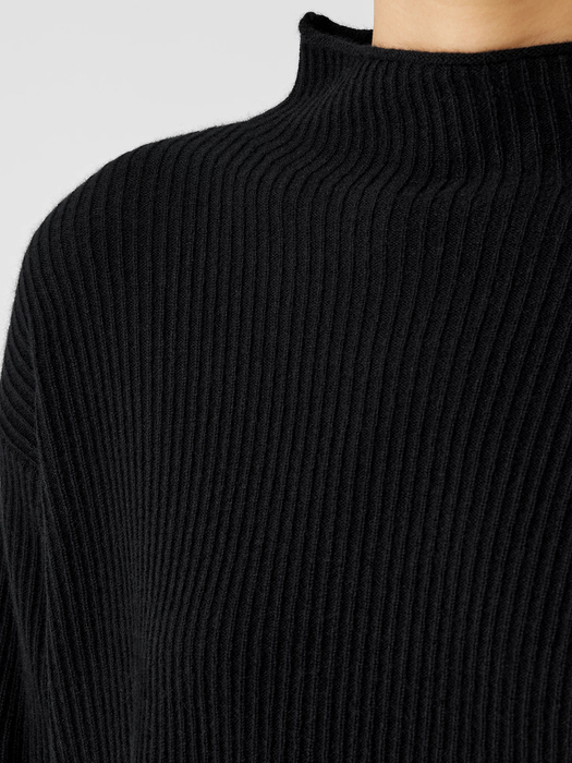 Italian Cashmere Funnel Neck Top