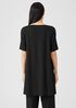 Fine Jersey Boat Neck Long Top