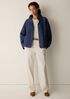 Lightweight Organic Cotton Denim Quilted Jacket