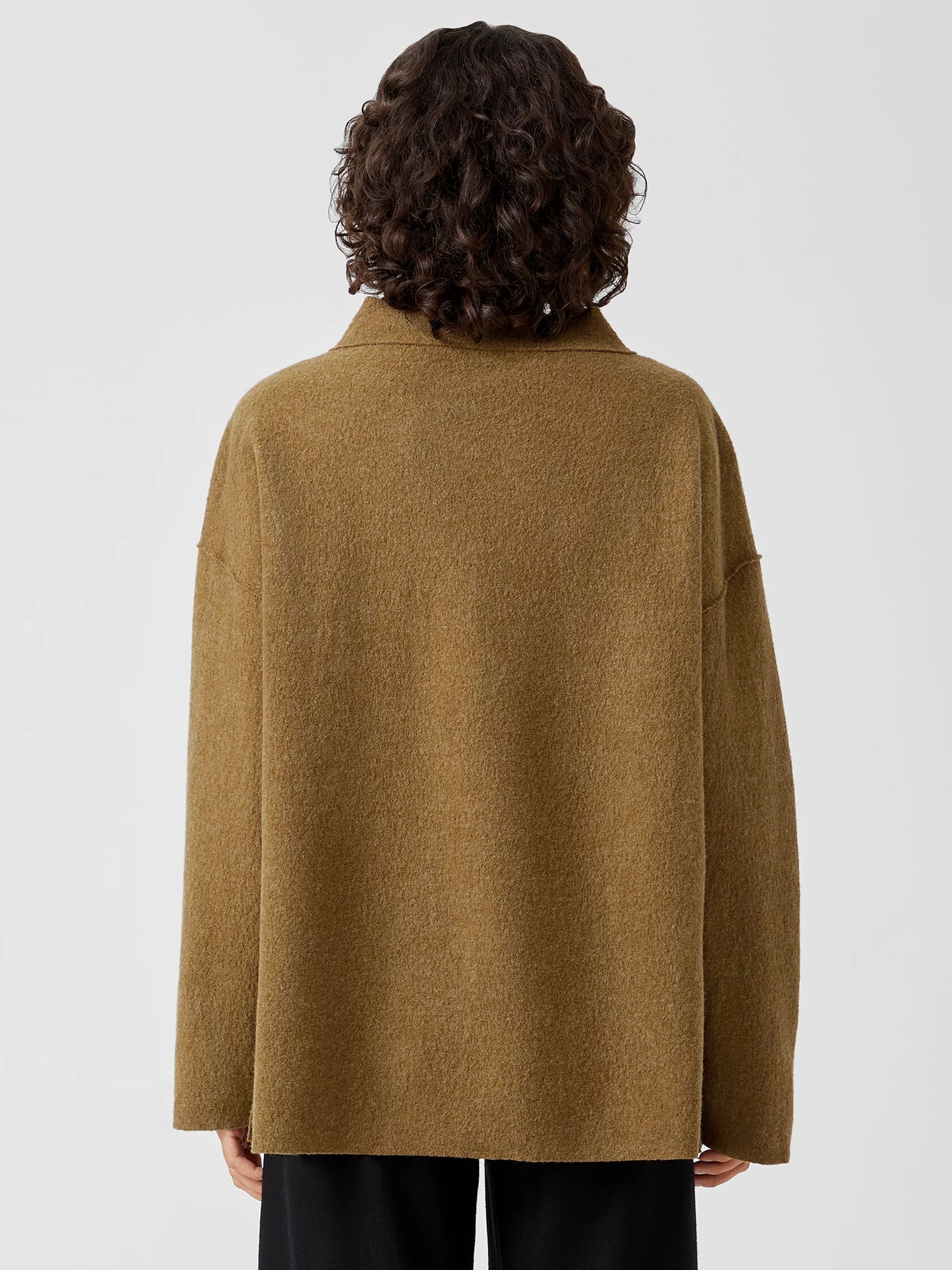 Lightweight Boiled Wool Top in Responsible Wool