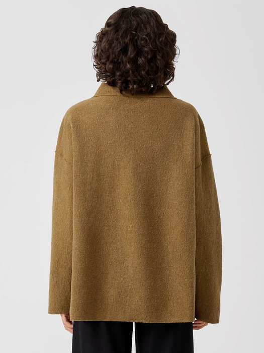 Lightweight Boiled Wool Top in Responsible Wool