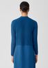 Organic Linen Cotton Airy Tuck Cropped Cardigan
