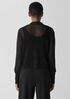 Organic Linen Cotton Cord Cropped Cardigan