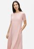 Fine Jersey Crew Neck Maxi Dress