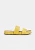 Deed Smooth Leather Slide Sandal