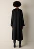 Heavyweight Silk Charmeuse Round Neck Dress