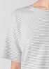Striped Organic Cotton Interlock Sleep Tee