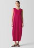Stretch Jersey Knit Round Neck Dress