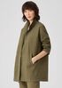 Organic Cotton Hemp Stand Collar Long Jacket