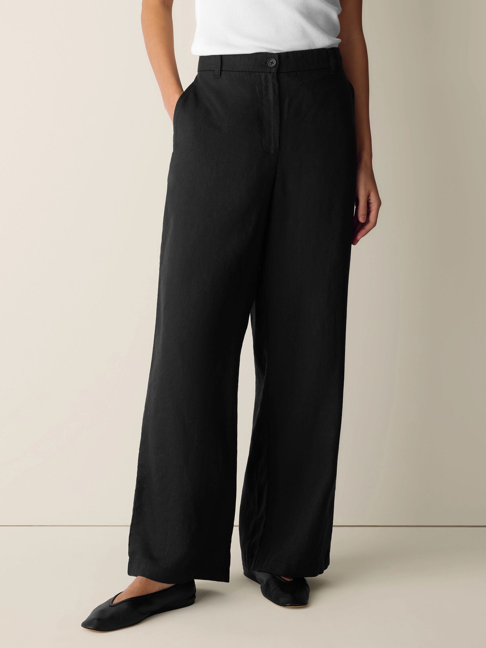Organic Linen Full-Length Trouser