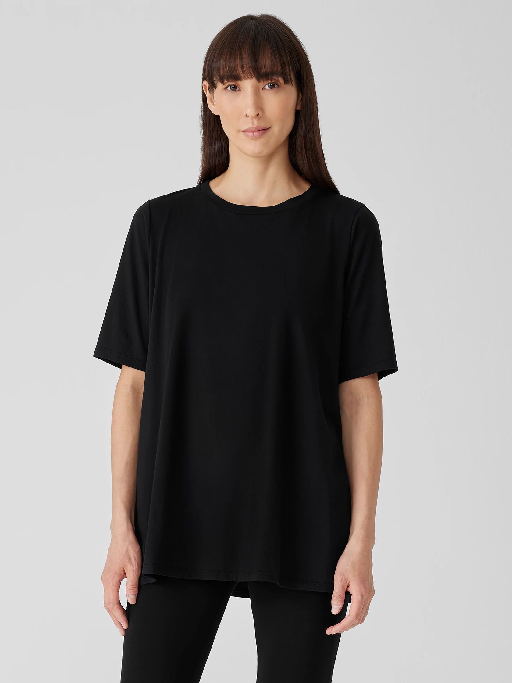 Organic Pima Cotton Jersey Long Tee