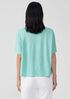 Organic Linen Jersey Round Neck Tee