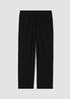 Washable Stretch Crepe Straight Pant