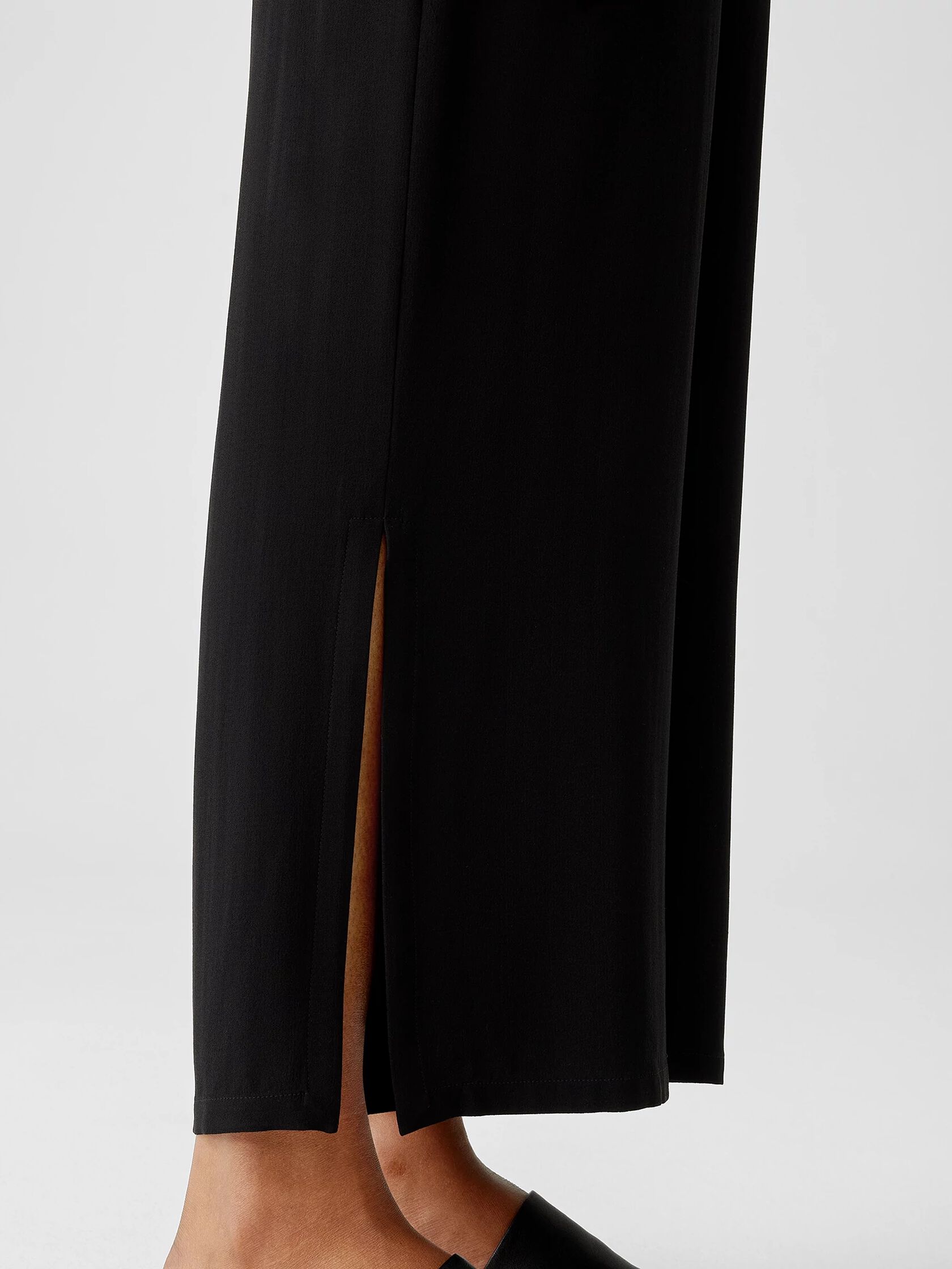 Silk Georgette Crepe Pant with Slits