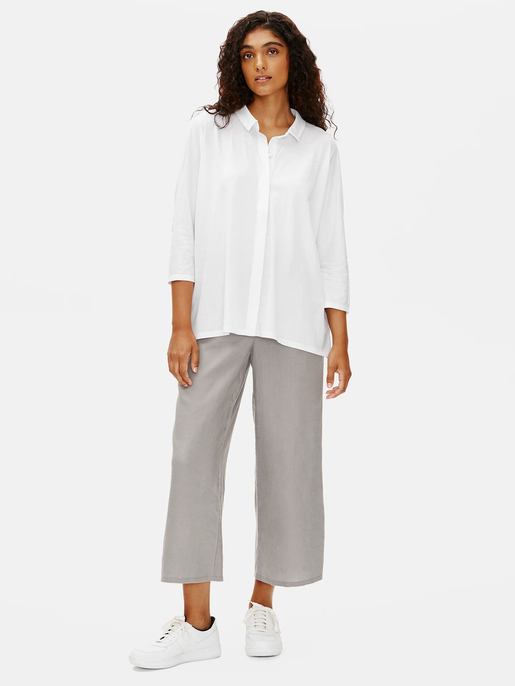 Organic Cotton Easy Jersey 3/4-Sleeve Shirt