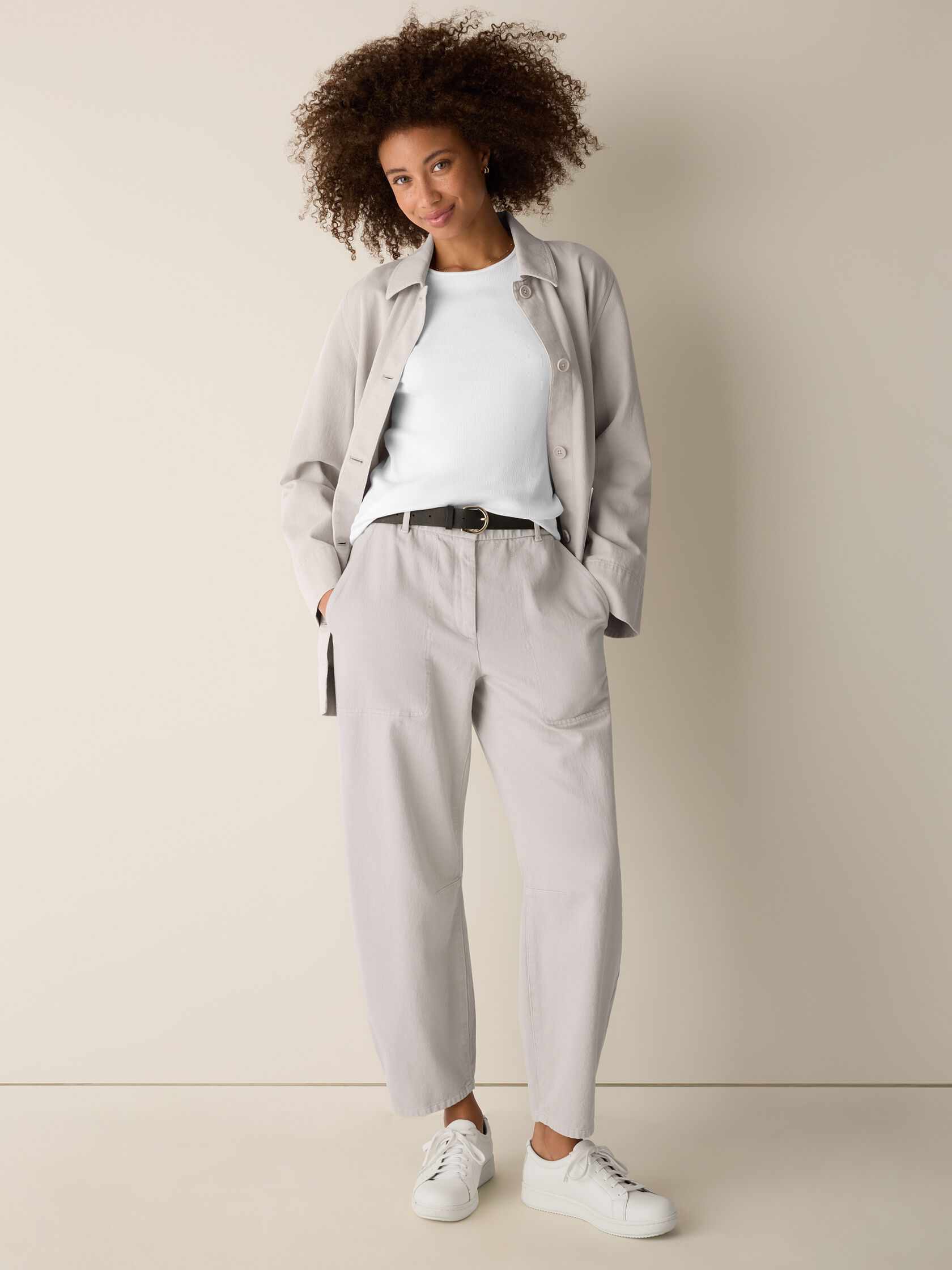 Garment-Dyed Utility Cotton Arch Pant