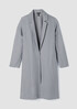 Linen Silk Twill Long Blazer