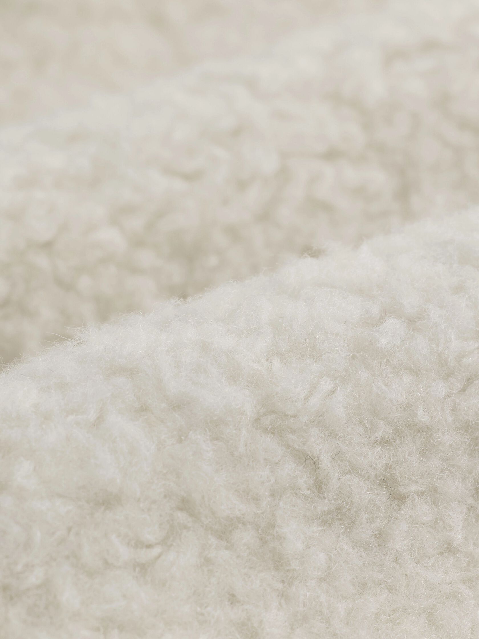 Wool Fluff&nbsp;Stand Collar Coat