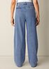 Cotton Stretch Denim Roomy Wide Trouser