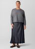 Textured Satin Slip Skirt