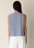 Organic Cotton Pucker Check Vest