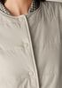 Eggshell Recycled Nylon Quilted Vest
