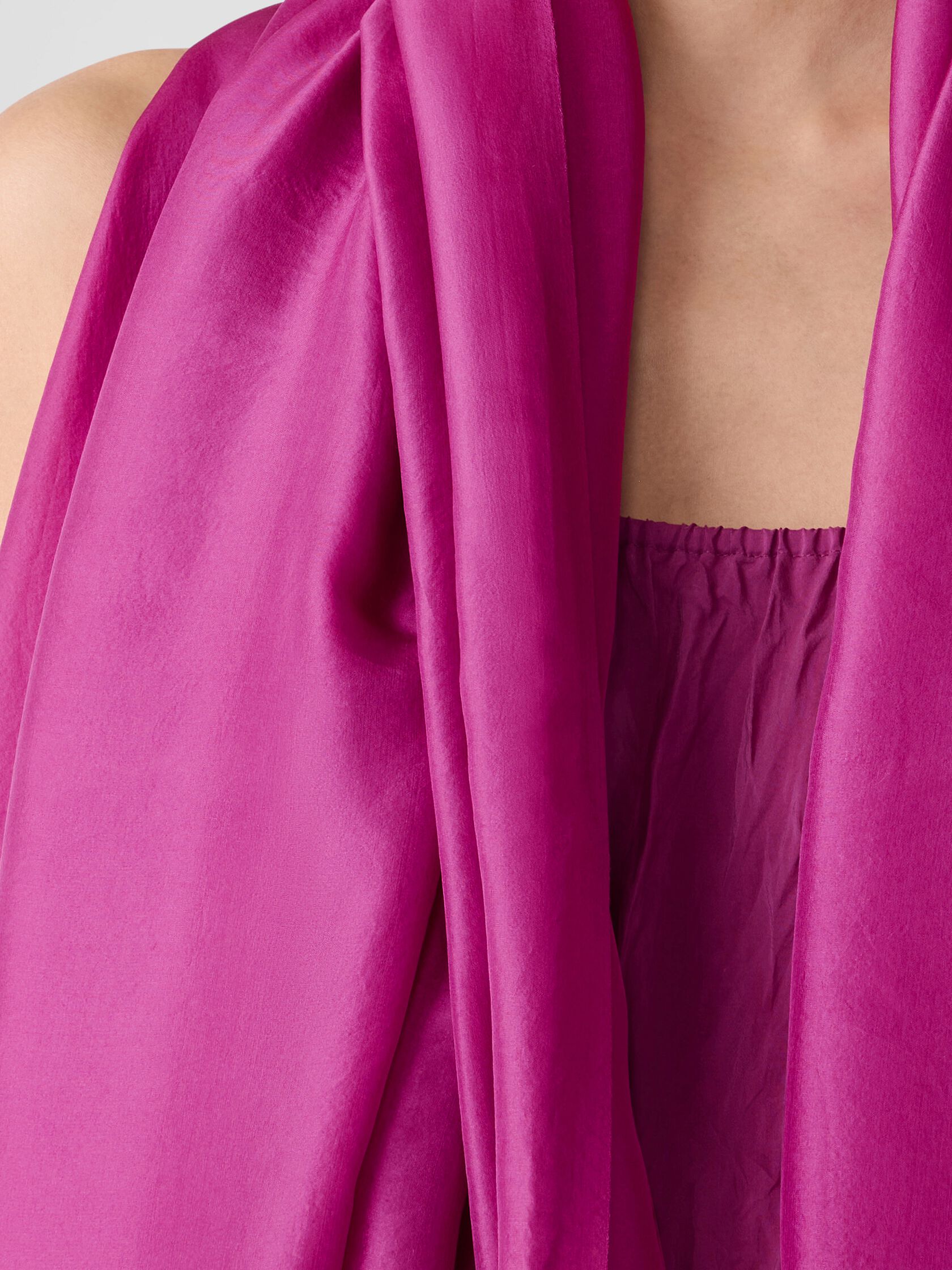 Washed Transitional Silk Parachute Scarf