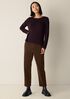Peruvian Cotton Blend Bateau Neck Top