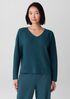 Italian Cashmere V-Neck Top