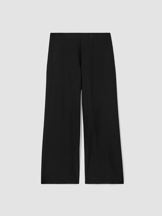 Washable Stretch Crepe Straight Pant