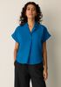 Organic Cotton Poplin Notch Collar Shirt