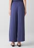 Silk Georgette Crepe Wide-Leg Pant