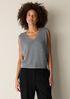 Wool Shimmer Vest in Regenerative Wool