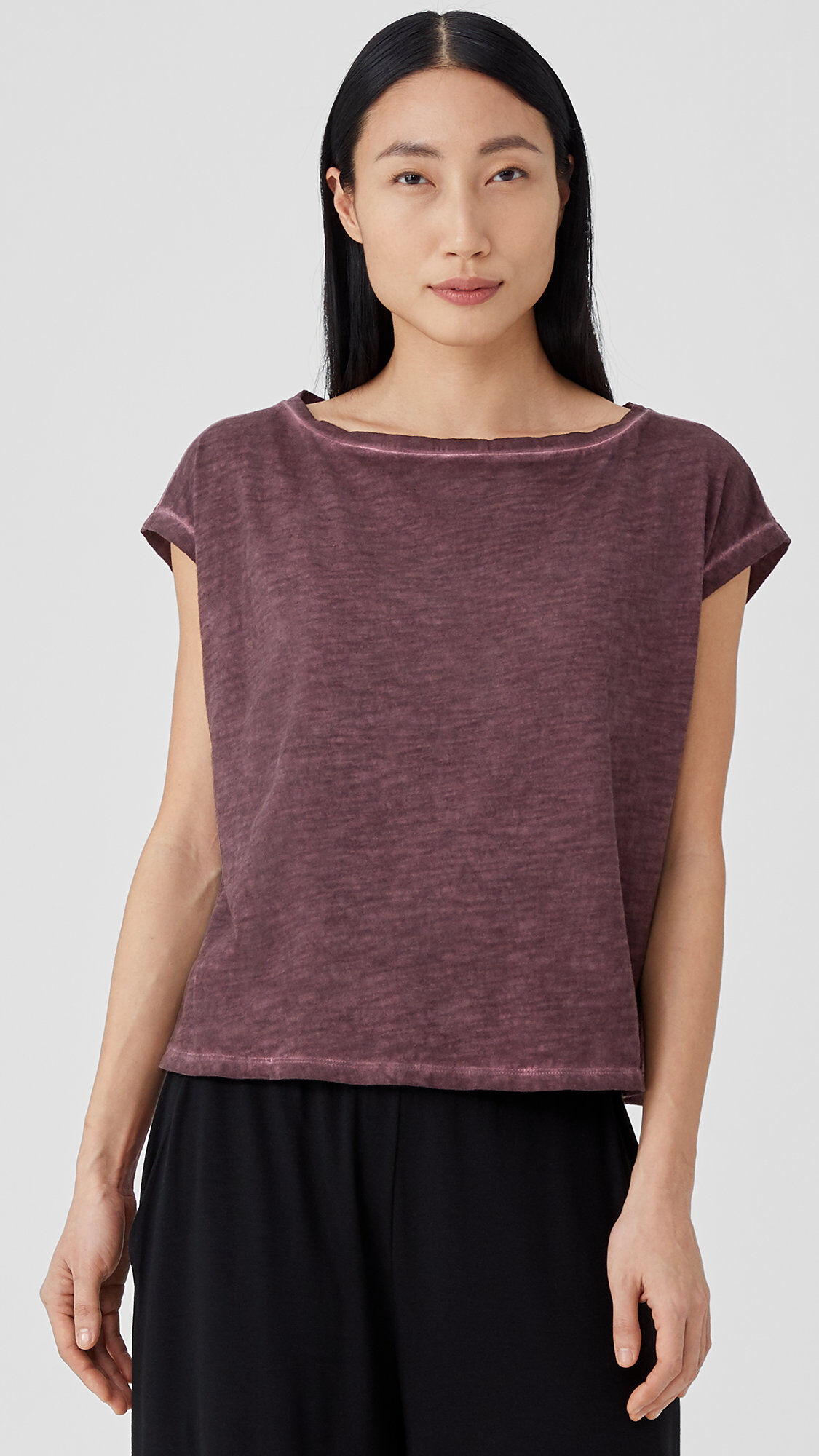 Pigment-Dyed Organic Cotton Square Top