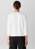 Stretch Jersey Knit Scoop Neck Top