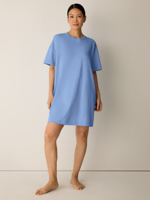 organic cotton pajama dress Organic Cotton Jersey Animal Dot Sleep Dress