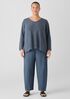 Washable Stretch Crepe Lantern Pant