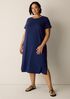 Cozy Organic Cotton Slub Tee Dress