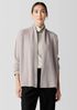 Italian Cashmere High Collar Cardigan